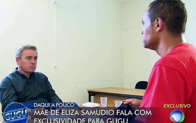 Gugu Liberato entrevista o ex-goleiro Bruno Fernandes; programa perdeu para Ratinho no SBT - Reprodução/TV Record