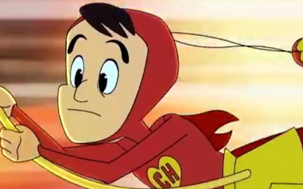 Chapolin Colorado em desenho animado; rede Televisa divulgou trailer da nova versão do humorístico - Reprodução
