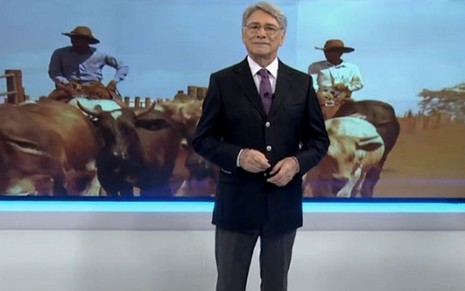 Sérgio Chapelin apresenta o Globo Repórter da última sexta (20); programa teve pior ibope em dois anos - Reprodução/TV Globo