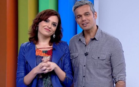 Monica Iozzi e Otaviano Costa no Vídeo Show; programa manteve audiência da estreia do novo formato - Reprodução/TV Globo