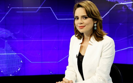 Rachel Sheherazade no estúdio do SBT Brasil; jornalista diz que não se submete a intenções de assédio - Lourival Ribeiro/SBT