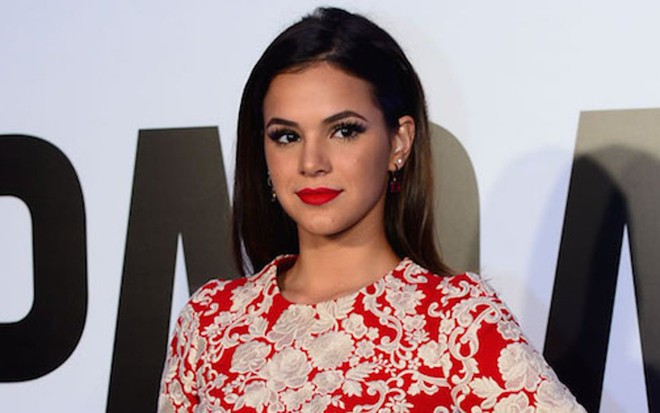A atriz Bruna Marquezine na festa da nova novela das sete, I Love Paraisópolis, realizada em São Paulo - Agnews