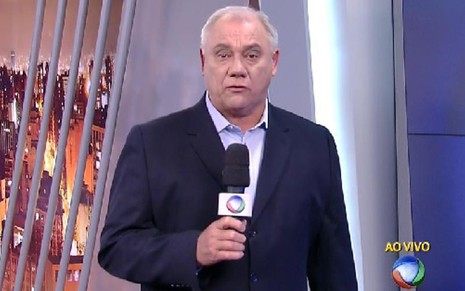 Marcelo Rezende no Cidade Alerta; telejornal da Record só teve material policial na última quinta (20) - Reprodução/TV Record