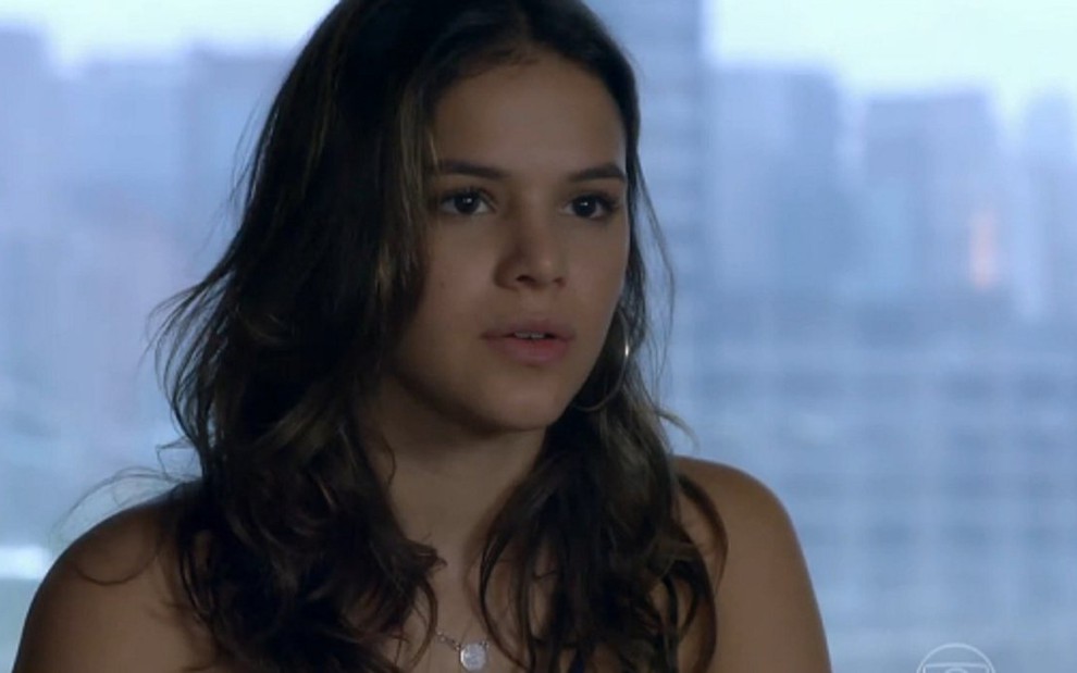 Mari (Bruna Marquezine) ficará chocada ao descobrir quem é seu pai, em I Love Paraisópolis - Reprodução/TV Globo