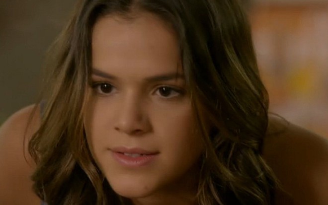 Mari (Bruna Marquezine) se envolverá em briga em I Love Paraisópolis, novela das sete da Globo - Reprodução/TV Globo