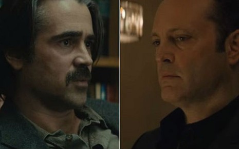 Colin Farrel e Vince Vaughn interpretam um policial e um bandido, respectivamente, em True Detective 2 - Reprodução/HBO