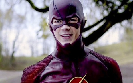 O ator Grant Gustin é o super-herói Flash em série homônima, que estreia na Globo na próxima segunda (29) - Divulgação/The CW