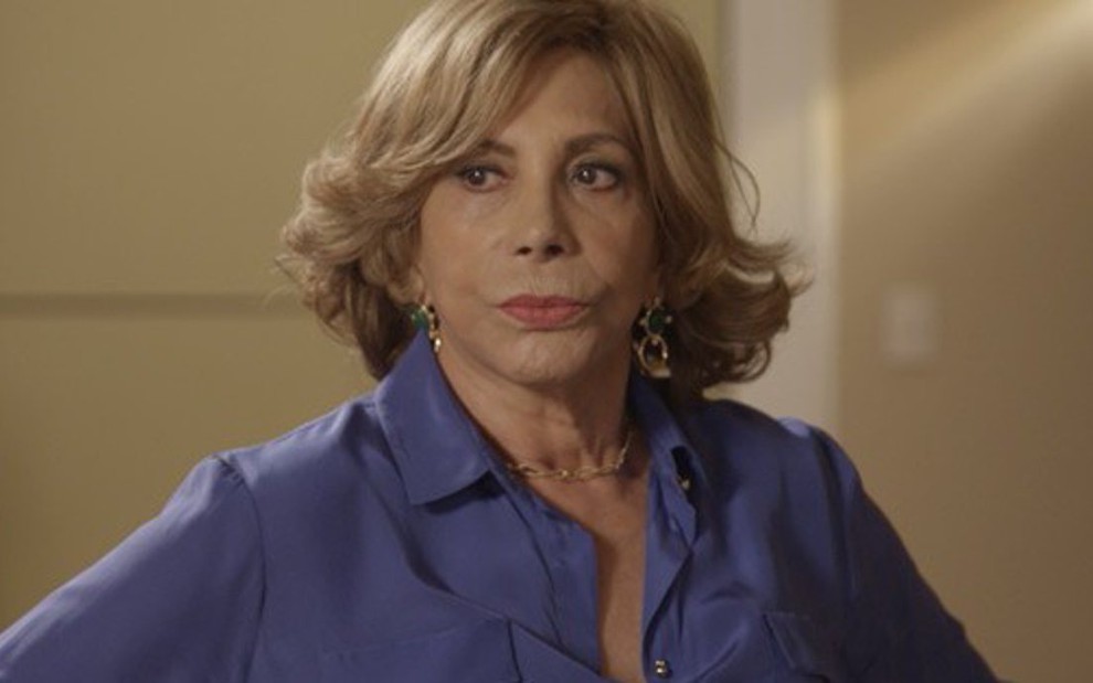 A atriz Arlete Salles (Consuelo) em cena da novela das nove da Globo, Babilônia - Reprodução/TV Globo