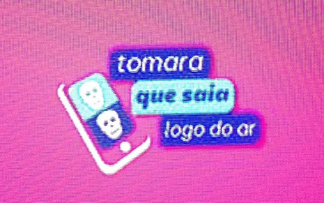 Logotipo de Tomara que Caia adulterado no guia de programação da Globo, de domingo (2), na Net - Notícias da TV