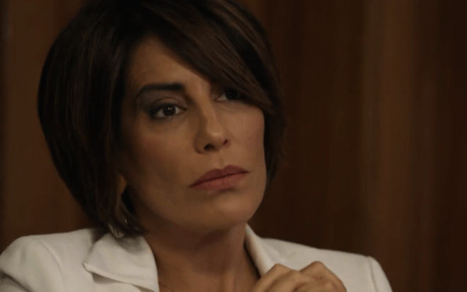 Gloria Pires (Beatriz) em cena da novela Babilônia, da Globo; arquiteta ficará pobre - Reprodução/TV Globo