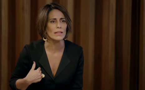 Gloria Pires (Beatriz) em cena da novela Babilônia, da Globo; arquiteta ficará pobre no final - Reprodução/TV Globo