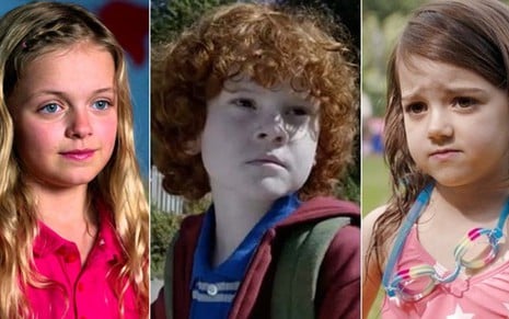 Kylie Rogers, Kyle Harrison e Abby Fortson interpretam crianças assassinas em The Whispers - Montagem/Divulgação/ABC