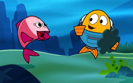 Imagem de Peixonauta, sucesso do canal Discovery Kids; animador do desenho estará na Expotoons 2015 - Divulgação/Discovery Kids