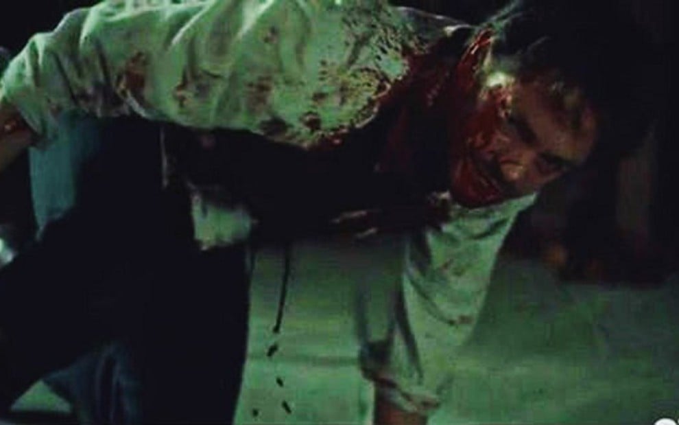 O ator Hugh Dancy no último episódio de Hannibal; série termina com banho de sangue - Reprodução/NBC