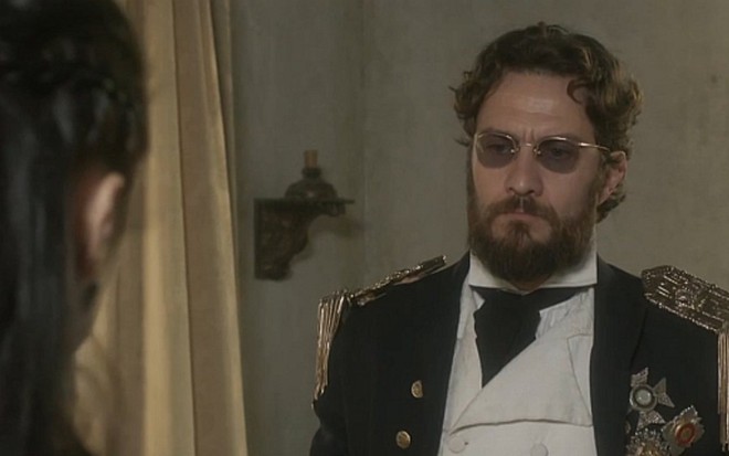 Gabriel Braga Nunes (Thomas) em Novo Mundo; vilão esconderá de Anna que sabe a verdade - Reprodução/TV Globo