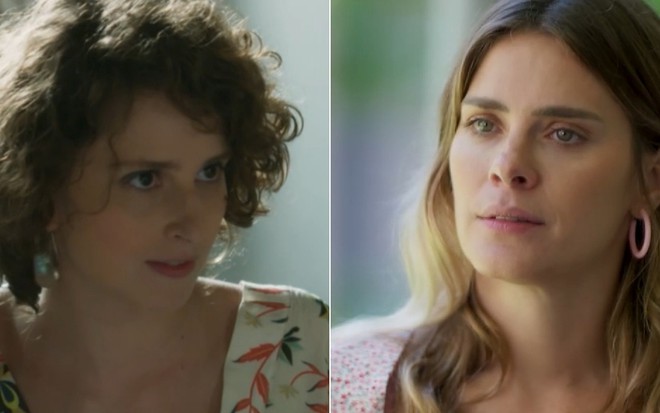 Carol Duarte e Carolina Dieckmann foram ofuscadas em O Sétimo Guardião: elenco merecia mais - Fotos: Reprodução/TV Globo