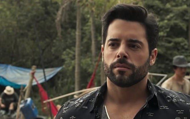 Pedro Carvalho (Amaro) em cena de O Outro Lado do Paraíso, novela das nove da Globo - Reprodução/TV Globo