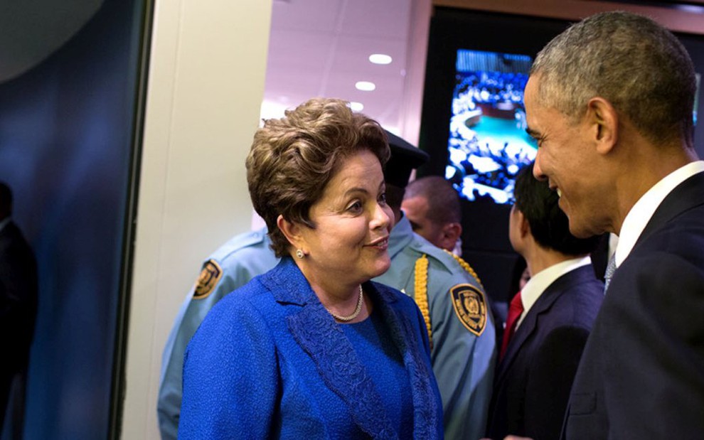 Barack Obama durante encontro com Dilma Rousseff: cena perfeita para O Mecanismo? - Pete Souza/White House