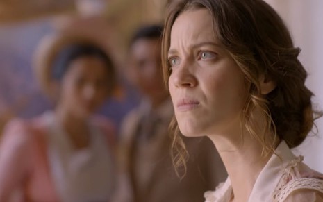 Elisabeta (Nathalia Dill) vai jurar vingança contra Susana (Alessandra Negrini) em Orgulho e Paixão - Reprodução/TV Globo