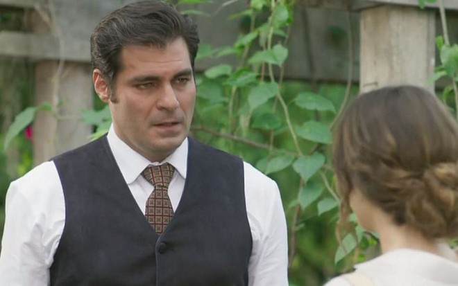 Thiago Lacerda (Darcy) em cena de Orgulho e Paixão; mocinho ficará incomodado com concorrente - Reprodução/TV Globo