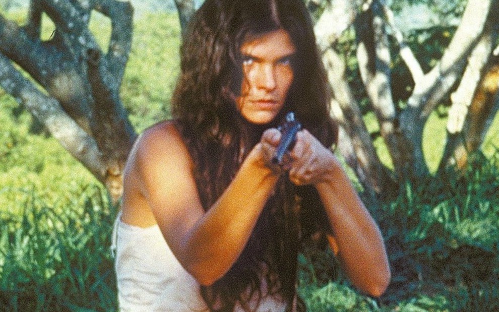 Cristiana Oliveira fez sucesso com sua personagem Juma Marruá na novela Pantanal (1990) - Divulgação/Manchete