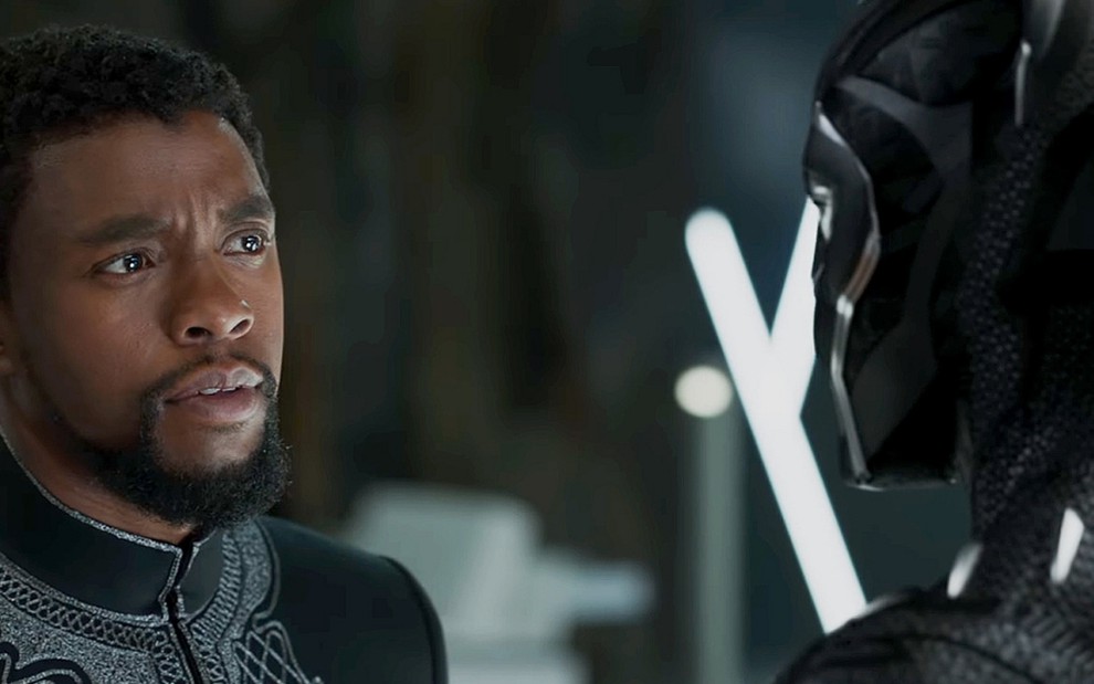 Chadwick Boseman como T'Challa em Pantera Negra: primeiro filme de super-herói na principal categoria do Oscar - DIVULGAÇÃO/MARVEL STUDIOS