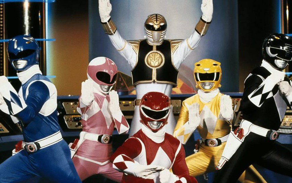 Os seis heróis coloridos da fase inicial de Power Rangers: um quarto de século no ar - Divulgação/Hasbro