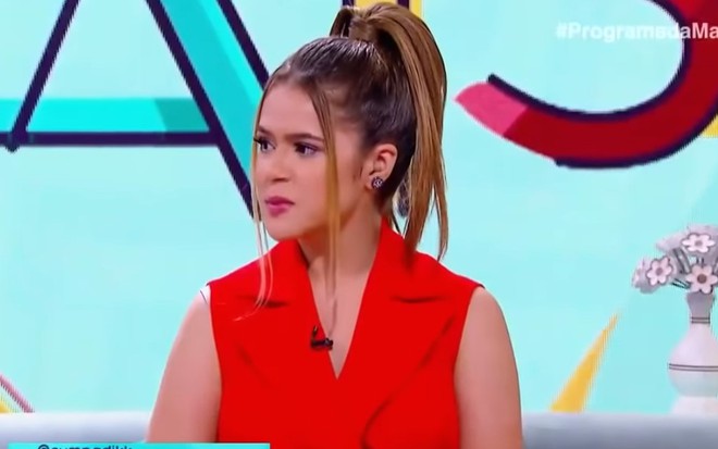 Maisa Silva durante o Programa da Maisa do último sábado (23): contra seleção, ela ficou na vice-liderança - Reprodução/SBT