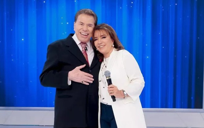No programa do último domingo (13), Silvio Santos recebeu a mulher, Iris Abravanel - Lourival Ribeiro/SBT