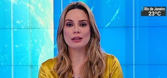 Rachel Sheherazade no SBT Brasil em 6 de novembro: jornalista está de licença médica - REPRODUÇÃO/SBT