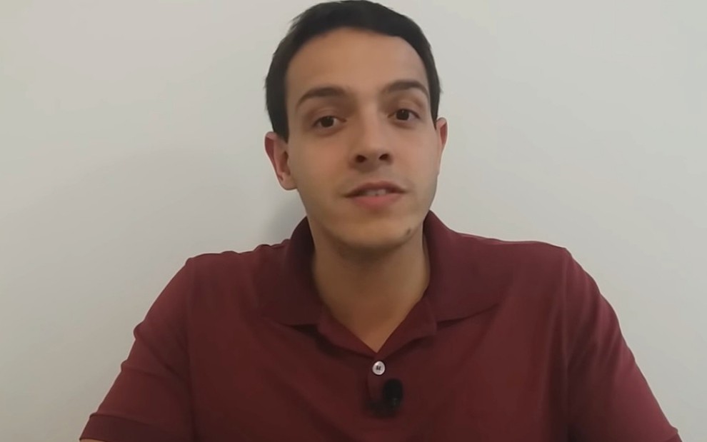 O comentarista Rafael Oliveira em vídeo no Youtube em que fala sobre sua saída da ESPN e contratação pela DAZN