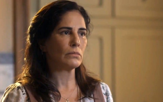 Lola (Gloria Pires) em cena de Éramos Seis, novela das seis da Globo