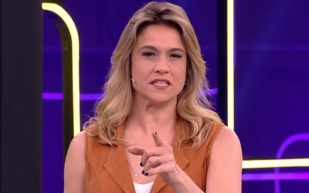 Fernanda Gentil na apresentação do Se Joga, programa vespertino da Globo, na quarta (30)