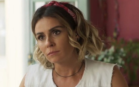 Luzia (Giovanna Antonelli) ficará desacordada em encontro com golpista em Segundo Sol - Reprodução/TV Globo