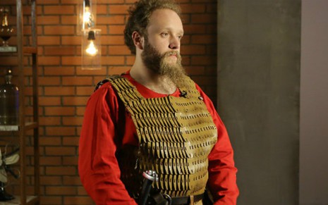 O empresário Guilherme dos Reis, que se veste de viking para se apresentar no Shark Tank - Divulgação/Sony