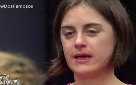 Alessandra Maestrini chorou em todos os ensaios do Show dos Famosos durante a semana - Reprodução/Globo