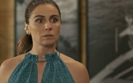 Giovanna Antonelli (Alice) em cena de Sol Nascente; mocinha ajudará a achar o amado - Reprodução/TV Globo