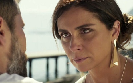Giovanna Antonelli (Alice) em cena de Sol Nascente; mocinha revelará ódio por pai biológico - Reprodução/TV Globo