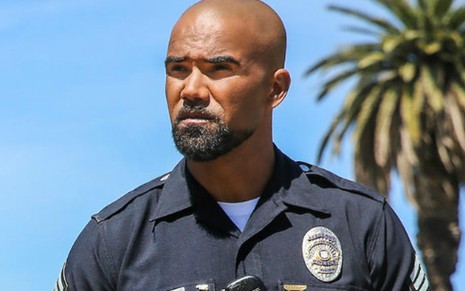 O ator Shemar Moore, que interpreta o protagonista da série S.W.A.T, do canal Fox - Divulgação