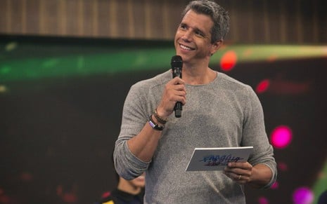 O apresentador Márcio Garcia em episódio da nova temporada de Tamanho Família - Reprodução/TV Globo