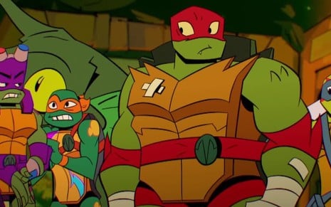 Foto da série animada O Despertar das Tartarugas Ninja