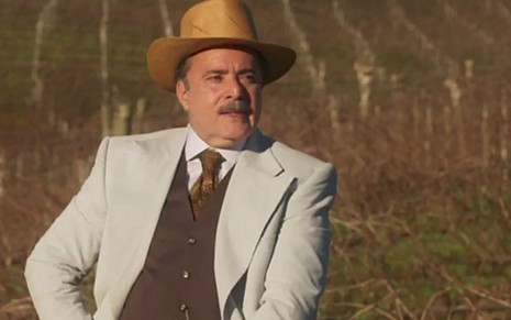 Tony Ramos (José Augusto) em Tempo de Amar; fazendeiro conseguirá encontrar a neta - Reprodução/TV Globo