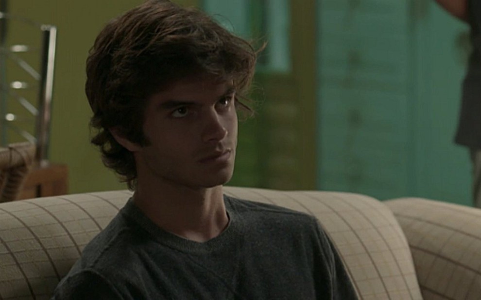 Daniel Blanco (Fabinho) em cena de Totalmente Demais, novela das sete da Globo - Reprodução/TV Globo