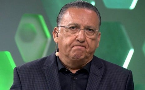 Galvão Bueno no encerramento das seis horas de transmissão do Adeus em Chapecó - Reprodução/Globo