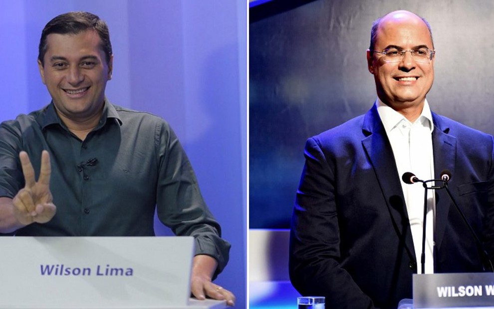 Wilson Lima e Wilson Witzel: fenômenos da TV local foram eleitos governadores do Amazonas e do Rio - DIVULGAÇÃO/TV GLOBO E BAND