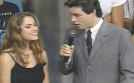 Antes de ser atriz na Globo, Ellen Rocche participou do programa Xaveco e conquistou pretendente no SBT - Reprodução/SBT