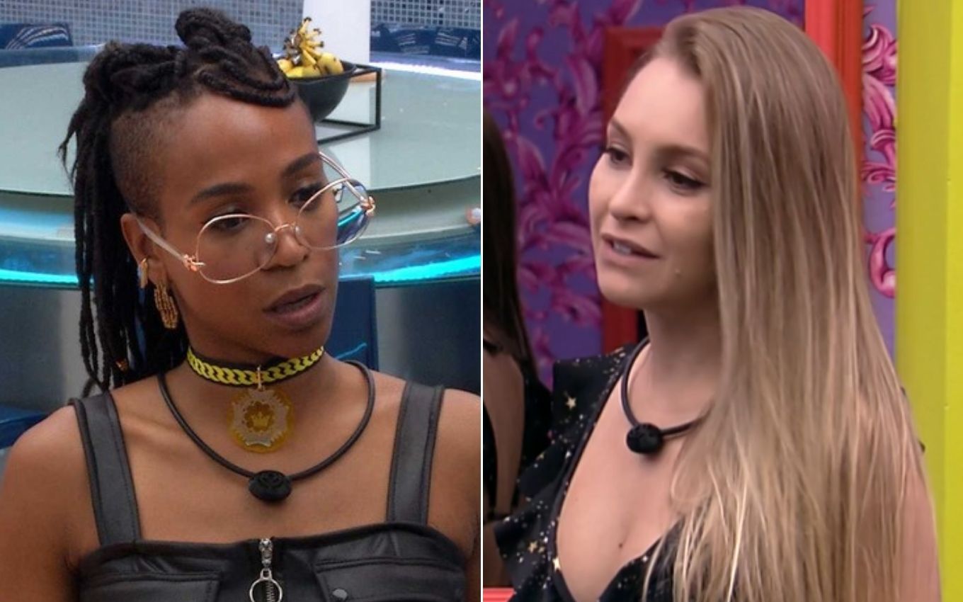 Karol Conka Wants Distance From Carla Diaz Outside The Bbb21 Chatissima Entertainment Prime Time Zone