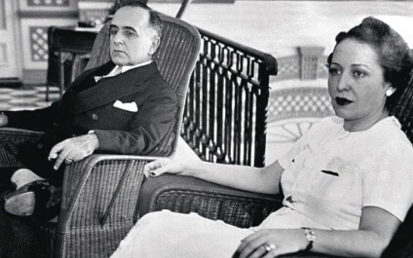 Getúlio e Darcy Vargas durante primeiro mandato na Presidência da República (1930-1945)