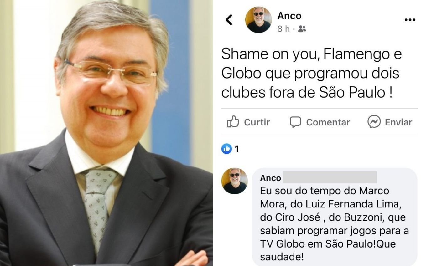 O ex diretor da Globo Anco Saraiva