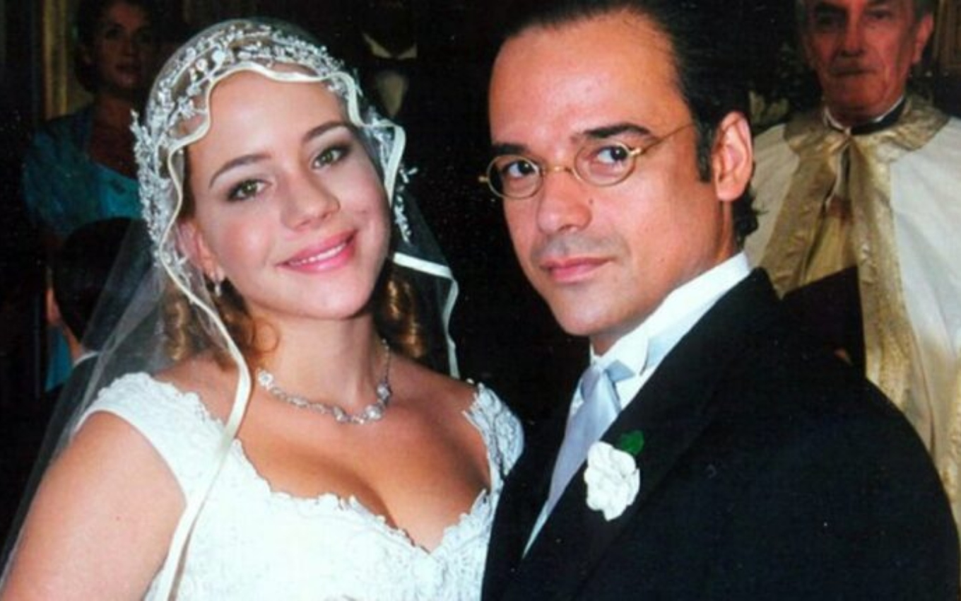 Bianca (Leandra Leal) e Edmundo (Ângelo Antônio) se casam